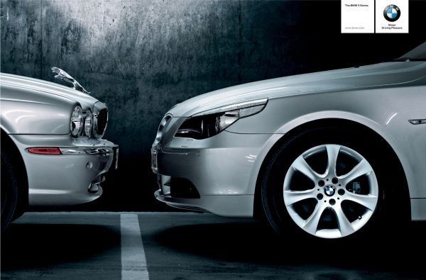 Labels: BMW subtlely mocks Jaguar